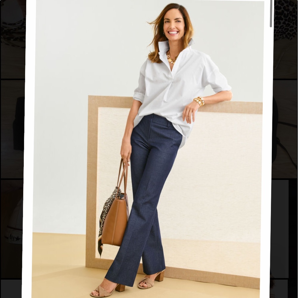 Talbots Newport Pant Polishes Denim